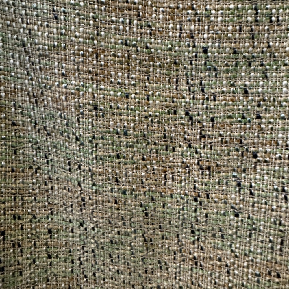 Liz Claiborne Green and Beige Woven Fabric - Picture 3 of 8